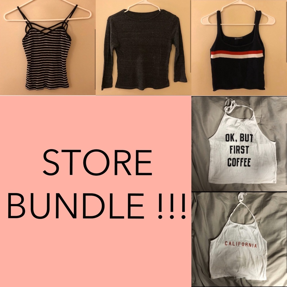 tops bundle (mainly brandy melville)